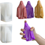 Skull Ghost Animal Molds Bear Candle & Resin Mold - Resin Casting Silicone Molds for Home Decor & Candle Making Wave Spiral Mold