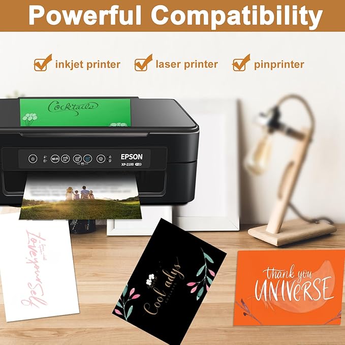 100 Sheets Orange Cardstock 8.5 x 11 Halloween Paper, 75lb Heavyweight Pumpkin Paper Card Stock for Cards Making, Greeting Card, School Crafting, Invitations