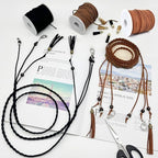 Leather String, Faux Leather Cord, Flat Suede Leather Lace for Necklaces, Bracelets, Jewelry Making, Tassels, Dream Catchers and Art Crafts