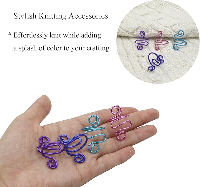 4Pcs Crochet Rings for Finger, Crochet Tension Ring for Crocheting Open Adjustable Yarn Guide Crochet Tension Ring Crochet Accessories Knitting Ring for Finger (Multicolor-A), SATONBEYI