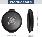 1 Pack Thumbprint Fingerprint Ink Pad Stamp Pad for Notary Supplies Identification Security ID Fingerprint Cards Law Enforcement Fingerprint Black Stamp Ink pad