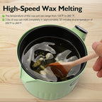 1.6QTs Electric Wax Melter Pot with Digital Touchscreen - Non-Stick Coating & Precise Temperature Control (120°F-260°F) - Perfect for Candle Making, Soap Crafting, Wax Melts & DIY Art Projects