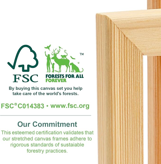 AUREUO Mini Magnetic Stretched Canvas 3x3 Inch / 24 Pack - Small Square Wrapped Canvas Board with Magnet Back, Art Gift Set Tiny Framed Bulk Pack Canvases for Acrylic Painting & Craft