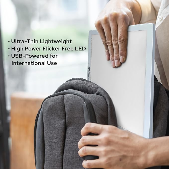 DIAMOND ART CLUB A3 Light Pad, USB LED Light Board for Diamond Painting and DIY Crafting, 5D Diamond Art Tools and Accessories, 16.6" x 13.5"