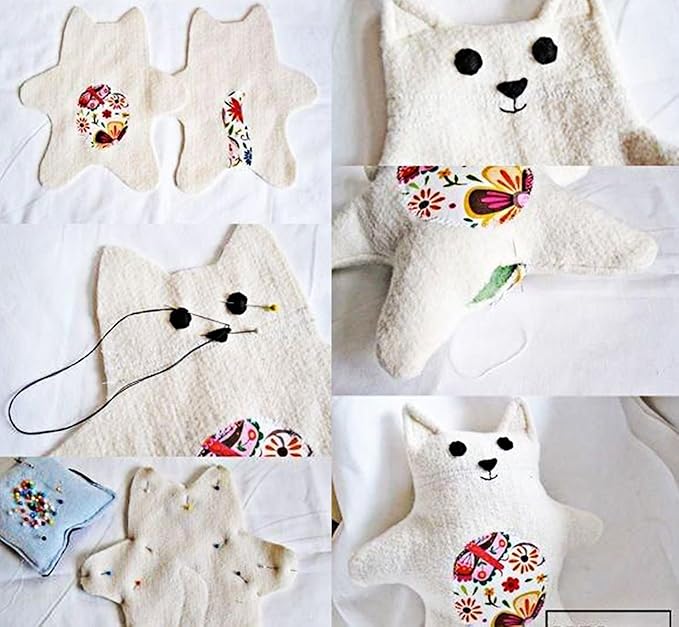 ilauke 4 x 3000 Yards Serger Thread Spools Black Polyester Sewing Threads Overlock Cone