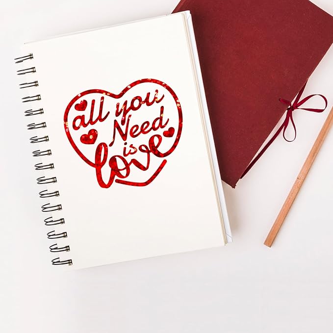 Girafvinyl Holographic Vinyl 12' x 10FT Glitter Vinyl Permanent Adhesive Roll - Red Holographic DIY Home, Car Decorations, Tumbler