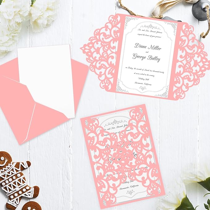 100 Sheets Pink Cardstock 8.5 x 11 65lb Paper, Goefun Pink Card Stock Printer Paper for Arts & Crafts, Presentations, Stationary Printing