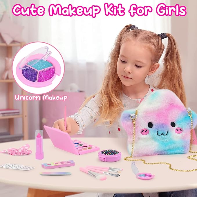 UNICORN ELEMENT 15 Pcs 18 Inch Doll Accessories - Dress with Makeup Set for Generation Dolls - Clothes and Accessories (Doll NOT Included)