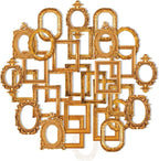 30Pcs Vintage Scrapbook Paper Photo Frame for Scrapbooking Junk Journal Collage Diary Embellishment DIY Photo Album DIY Craft Decoration, 10 Patterns (YSDC2)