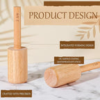 Baderke Cup Pottery Molds, Create Pottery Mug Vases, Cup Molds Crockery Shaping Tool, Assist in Hand Building Crockery Mugs for DIY Ceramic Cup Mug Vase Making(2 3/4'', 13-14 oz)