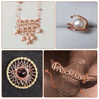 10 Gauge/2.6 mm 10 Feet 5 oz 99.9% Dead Soft Copper Wire for Electroculture Gardening, Jewelry Making, Beading, Science Projects, DIY Artwork, Pure Bare Copper Wire