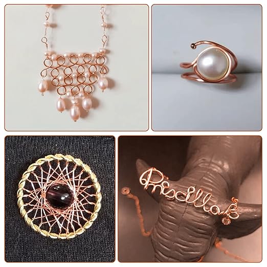 10 Gauge/2.6 mm 10 Feet 5 oz 99.9% Dead Soft Copper Wire for Electroculture Gardening, Jewelry Making, Beading, Science Projects, DIY Artwork, Pure Bare Copper Wire