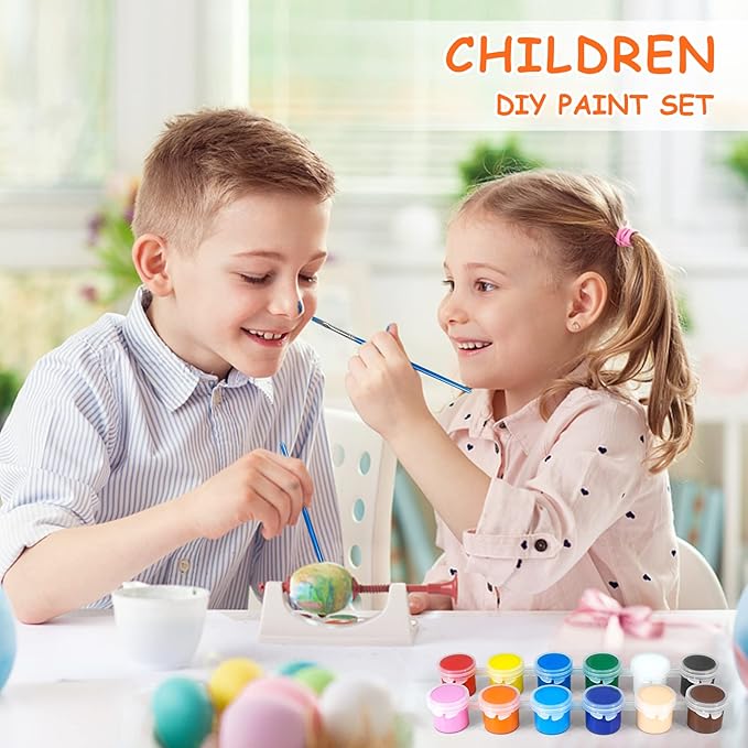 10 Pack Mini Acrylic Paint Set,12 Colors Acrylic Paints Strips for Kids&Adults Craft Paint,140 PCS Kids Painting Kit Container Strips Storage, Perfect for Home Birthday Classroom Party Favors……