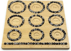 Petoysoso Bead Boards for Jewelry Making, Bamboo Beading Board for Jewelry Bracelet Making, Bracelet Bead Board, Bracelet Bead Board for Bracelet, Jewelry Making Supplies,Bracelet Tray 5"- 8"