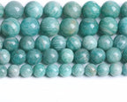 12MM 32PCS Natural Stone Amazonite Gemstone 2A Grade Crystal Loose Beads for Jewelry Making DIY Bracelet Necklace 1 Strand