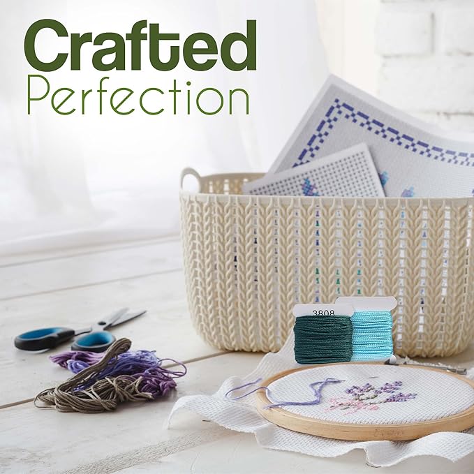 Embroidery Floss Kit 108 Colors 99 Cotton 9 Metallic Threads On Plastic Bobbins, Dmc Color Coding for Cross Stitch, Friendship Bracelets, String Crafts