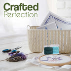 Embroidery Floss Kit 108 Colors 99 Cotton 9 Metallic Threads On Plastic Bobbins, Dmc Color Coding for Cross Stitch, Friendship Bracelets, String Crafts