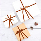 Chuangdi 3/8 Inch, 30 Yard Christmas Ginger Velvet Ribbon Wide Vintage Velvet Ribbons for Christmas Tree Ornaments Flower Bouquets Wedding Wreath Bow Making DIY Craft Choker