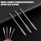 100 Pcs Universal Size 90/14 Sewing Machine Needles, Heavy Duty Sewing Machine Needles for Embroidery Leather Jeans, Compatible with Kind of Home Sewing Machine