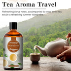PHATOIL Tea Aroma Travel Fragrance Oils for Aromatherapy, 3.38FL.OZ Diffuser Oils for Home, Perfect for Aromatherapy, Humidifiers, Yoga, DIY Candle and Soap Making - 100ml