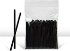 Pearled Candle 2 Inch Cotton Wicks 100-Pack Black Extra Wicks for Sand Candles Making, Metal-Free and Lead-Free Refill Sand Wax Wick