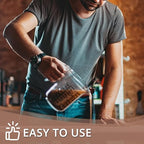 LET'S RESIN EPOXY RESIN 1 Gallon High Viscosity Resin for Table Top,2 Part Epoxy for Tumblers,Crystal Clear Thick Resin Kit with High Gloss Finish for Countertop,River Table