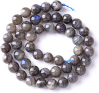 6mm 60pcs AAA Natural Labradorite Gemstone Beads for Jewelry Making Crystal Energy Stone Healing Power DIY Bracelet Necklace 15"