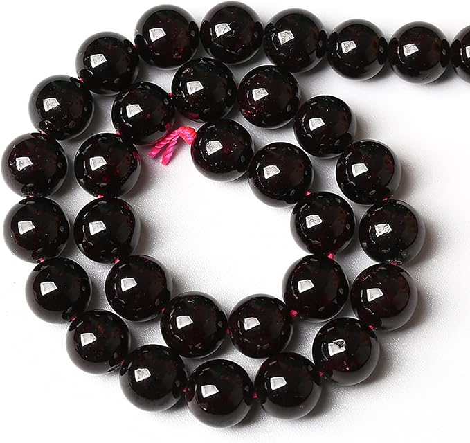 4MM 86PCS Natural Garnet Gemstone Loose Beads for Jewelry Making DIY Bracelet Crystal 1 Strand