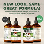 KUKKA Neroli Essential Oils - 4 Fl Oz - for Hair, Skin, Diffuser, Aromatherapy & DIY Soap Making Scent