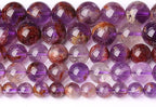 4MM 86PCS Natural Gemstone Purple Ghost Crystal Stone Beads for Jewelry Making DIY Bracelet