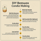 Beeswax Pellets for Candle Making – 0.44lb/2lb/5lb – Natural Beeswax for Candles, Lip Balms, and Skincare – Yellow Beeswax for DIY Projects – Ideal for Beginners and Experts（0.44lb）