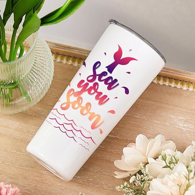 Tintnut Gradient Permanent Vinyl, Ombre Rainbow Pattern Adhesive Vinyl - 12 Sheets 12"x10", Sunset Permanent Adhesive Sheets for Cutting Machine,Home Decor Self Sticker