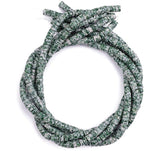 Natural African Jade Spacer Beads Caps Loose Semi Gemstone for Beading Jewelry Making 6mmx3mm 38cm