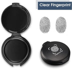 1 Pack Thumbprint Fingerprint Ink Pad Stamp Pad for Notary Supplies Identification Security ID Fingerprint Cards Law Enforcement Fingerprint Black Stamp Ink pad