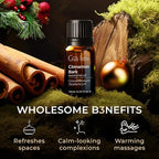 Gya Labs Cinnamon Bark Essential Oil - 0.34 Fl Oz - for Hair, Skin, Diffuser, Aromatherapy & DIY Candle Making Scent