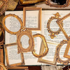 30Pcs Vintage Scrapbook Paper Photo Frame for Scrapbooking Junk Journal Collage Diary Embellishment DIY Photo Album DIY Craft Decoration, 10 Patterns (YSDC2)