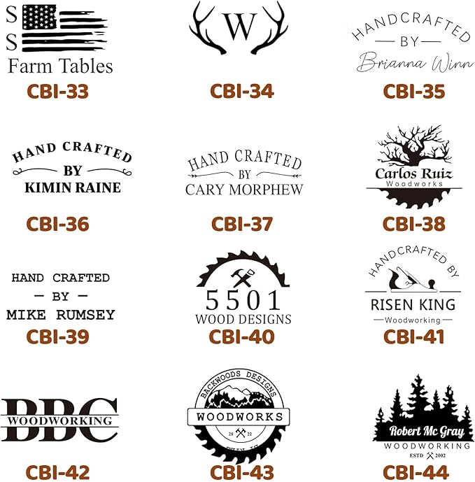 Custom Electric Branding Iron For Wood, Black Temperature-Controlled Wood Branding Iron Personalized Metal Stamp, Logo Branding Irons Letter Stamp for Leather Food, Woodworking Tools DIY Gifts