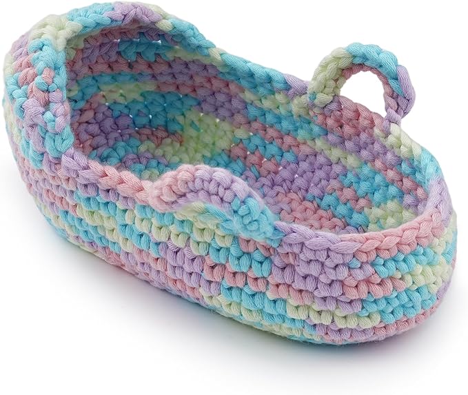 LetCartMaker Beginners Crochet Kits with Easy Peasy Yarn - Step-by-Step Video Tutorials - Starter Set with Hook, Guide, Yarn & Accessories (Rabbit in Basket)