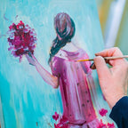 Wood Canvas Boards Unfinished Wooden Panel Boards Paint Pouring Panels for Painting Drawing Home Decor(12 Pieces,3 Sizes)