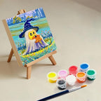 8 Pack 6 x 6 inch Wood Panel Boards,Unfinished Wood Frames for DIY Art Projects, Square Canvas for Painting, Pouring, Arts Use with Oils, Fall Halloween Decorations Panel Canvas