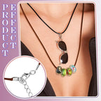 Tudomro 100 Pieces 20 Inch Waxed Leather Necklace Cord Bulk with Clasp Colorful Necklace Bracelet Chains String Rope Cord for Jewelry Making Pendants Charms(Rainbow Color)