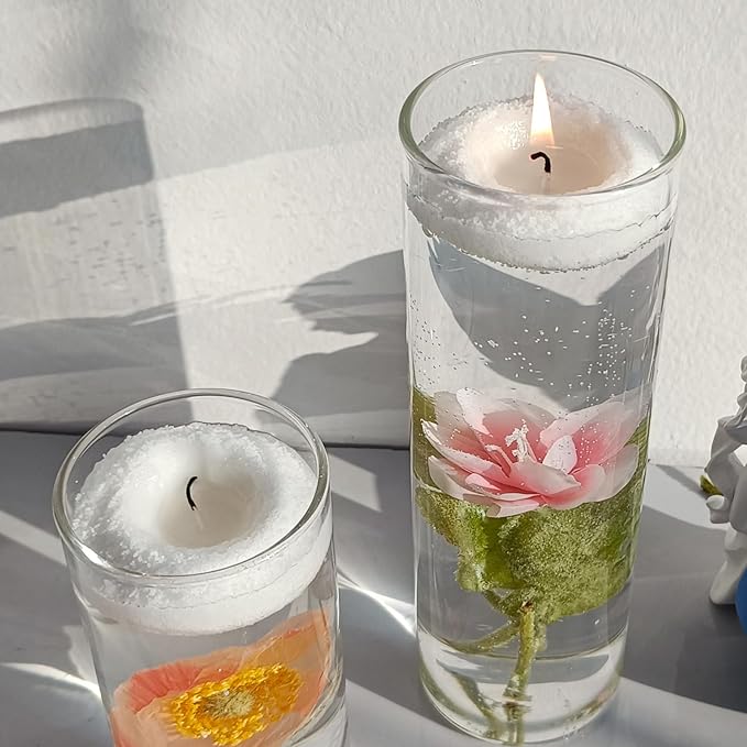 Pearled Candle Extra Wicks 50 Pack for Pearled Candle Making - 2 Inch White Cotton Candle Wicks for Candle Making DIY