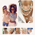 4000 Pcs Pink Clay Beads Bracelet Making Kit, 6mm Polymer Spacer Flat Heishi Beads for Jewelry Necklace Earring Making (Pink)