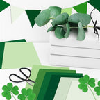 24 Sheets Sage Green Pattern Paper 12" x 12" Assorted Sage Green Scrapbook Paper Pad Double-Sided Gradient Colors Solid Core Patterned Decorative Craft Papers for Prints DIY Arts Crafts Making School