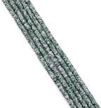 Natural African Jade Spacer Beads Caps Loose Semi Gemstone for Beading Jewelry Making 6mmx3mm 38cm