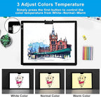 A3 Light Pad, Rechargeable Light Board for Diamond Painting, Tracing Light Box with Stand and Clip, Light Table Lightbox for Tracing, Drawing