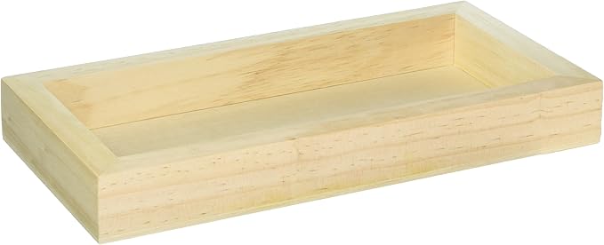 Ampersand Art Supply Unprimed Basswood Artist Panel, 1-1/2" Cradled Profile, 6"x12"