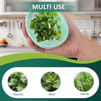 WOJVVK Pottery Herb Stripper Bowl, Handmade Different Hole Sizes Ceramic Herb Peeling Bowl