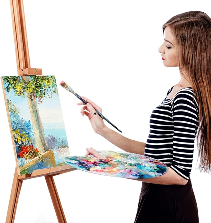 18 Pack Unfinished Wood Canvas Panels Kit Wooden Panel Boards Wood Paint Pouring Panels Wooden Canvas Panels Boards for Painting, Pouring Art, Crafts/11.8x7.9Inch/9x7.5Inch/6x6Inch/4.7x4.7Inch