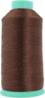 Mandala Crafts Bonded Nylon Thread - Russet Brown Heavy Duty Sewing Threads - 2843 YDs Size 46 210D T45 Tex 45 for Leather, Jeans, Weaving, Outdoor, Marine, Upholstery